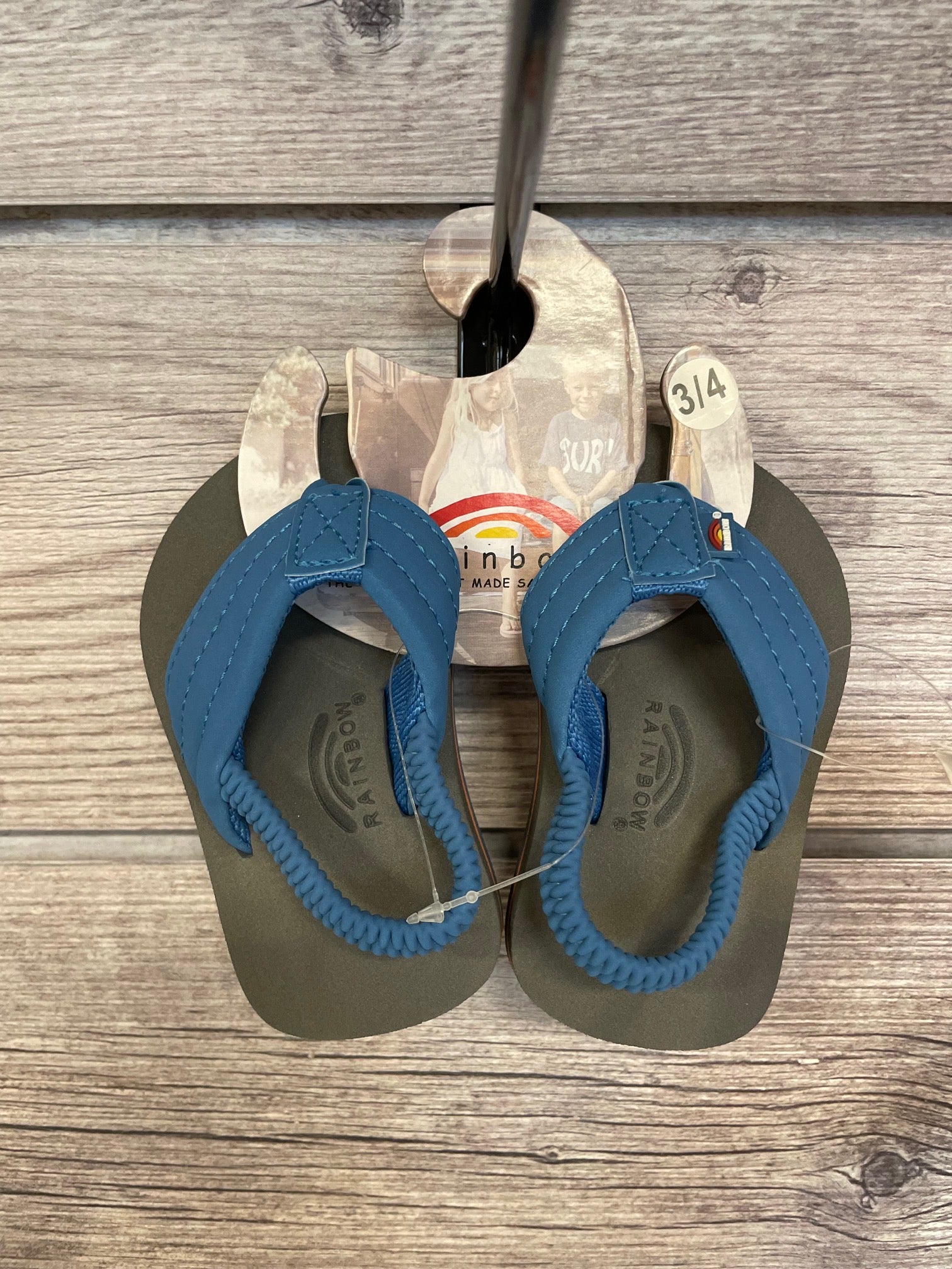 Grombow- Blue Strap Blue/Orange Pin