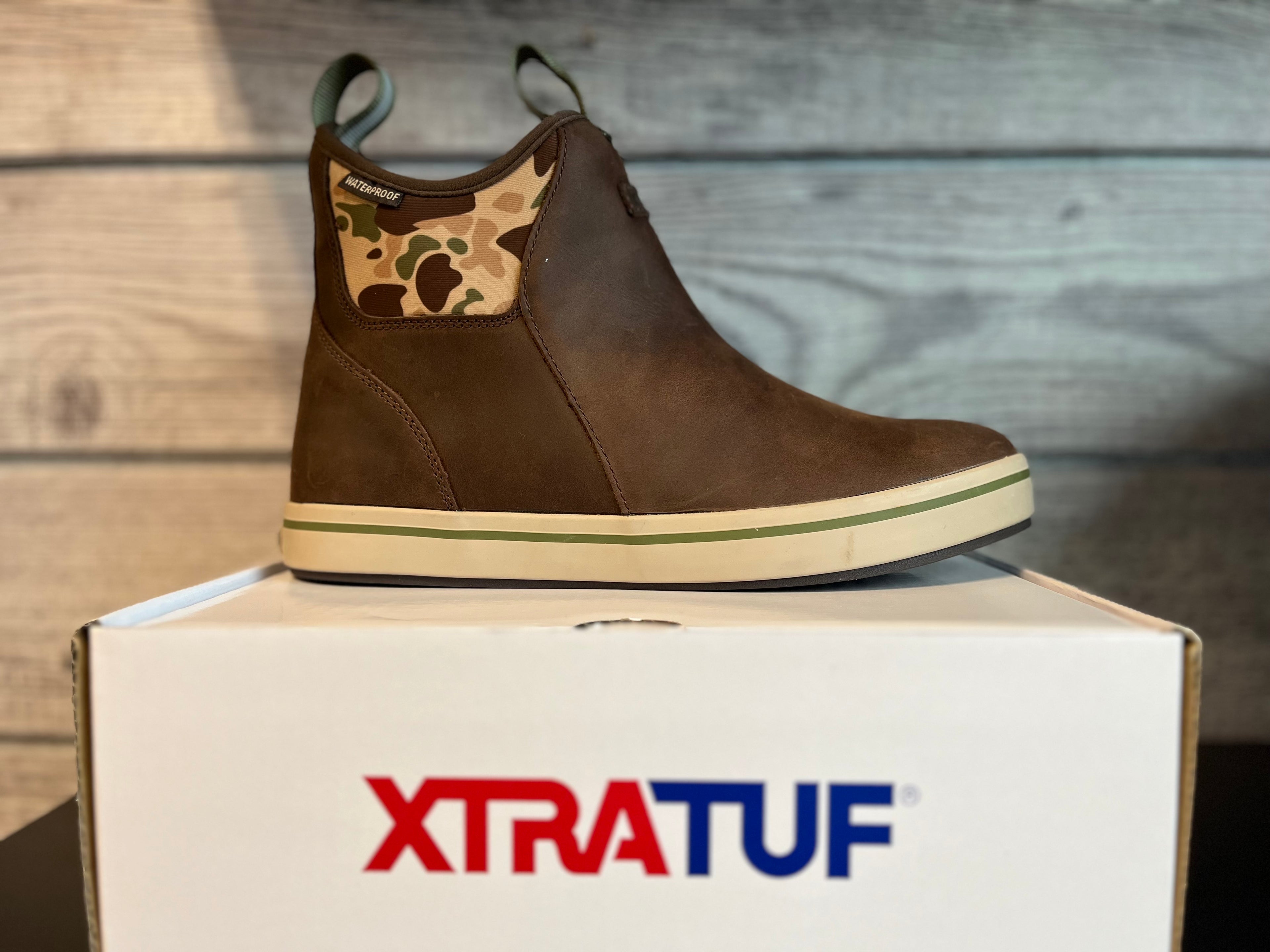 Men's Leather Ankle Deck Boot