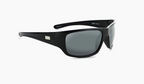 Contra - Matte Black w/ Polarized Smoke Lens Silver Mirror