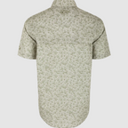 Cotton Marsh Print Short Sleeve Shirt