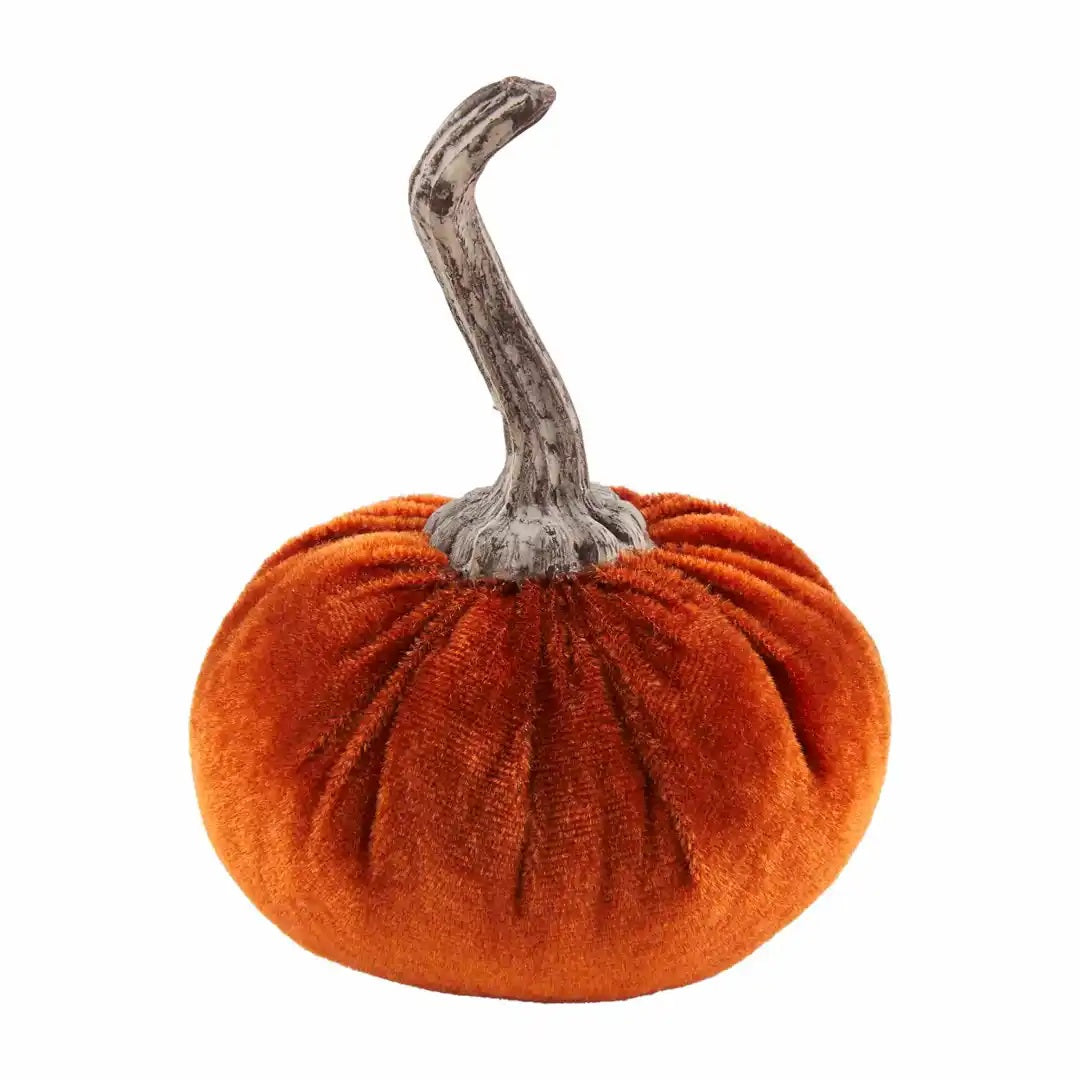 Orange Velvet Mini Pumpkin