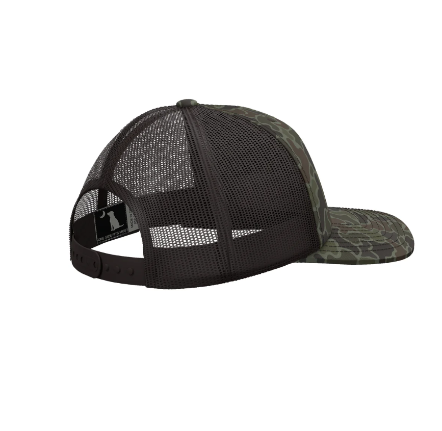 Youth Leather Crest Trucker Hat - Localflage OD