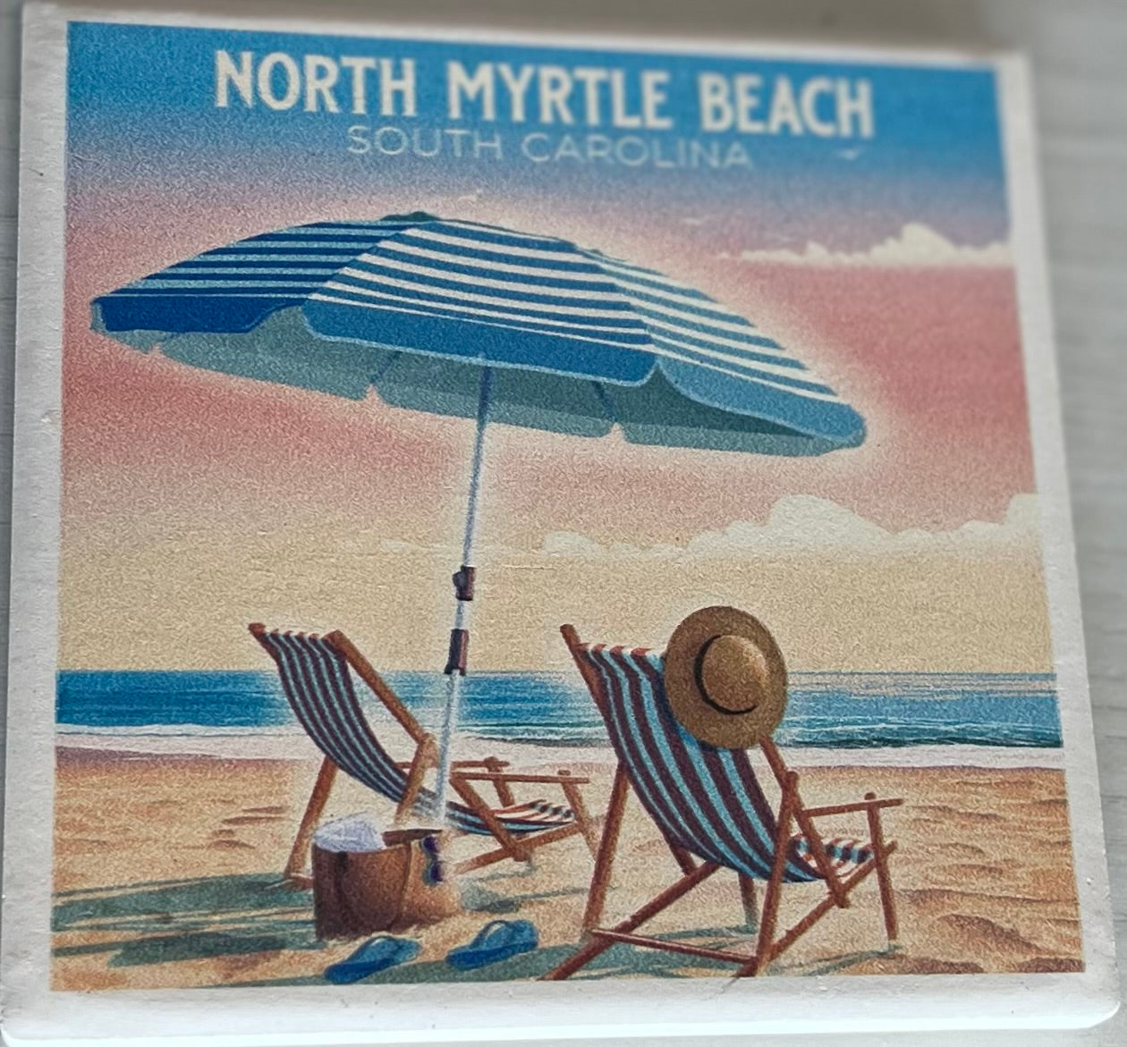 Beach Chair & Umbrella Coaster