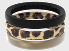 Leopard Stackable Rings