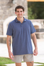 Men's Striped Polo