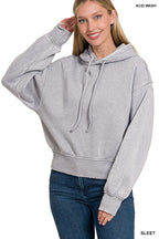 Camille Cropped Hoodie