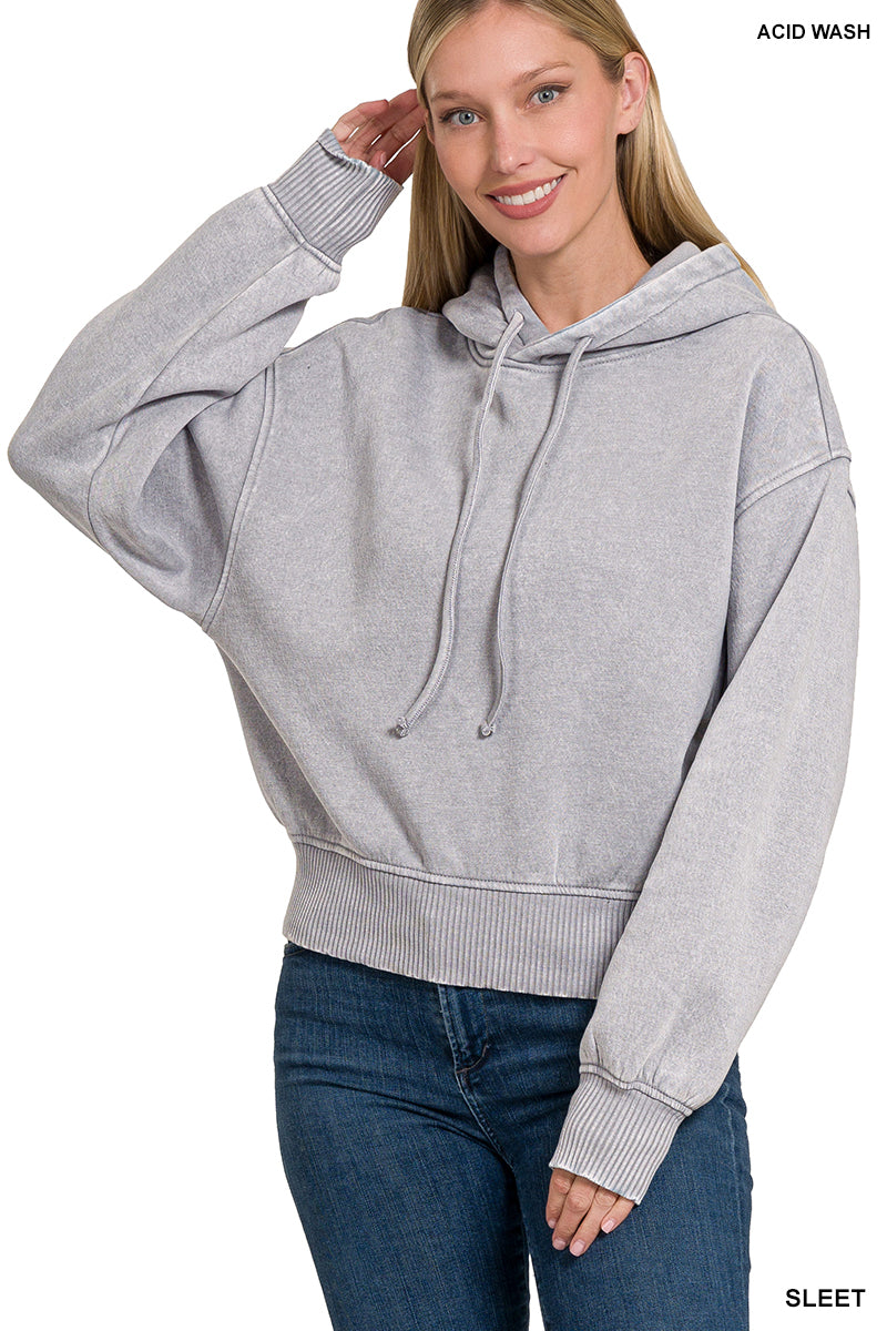 Camille Cropped Hoodie