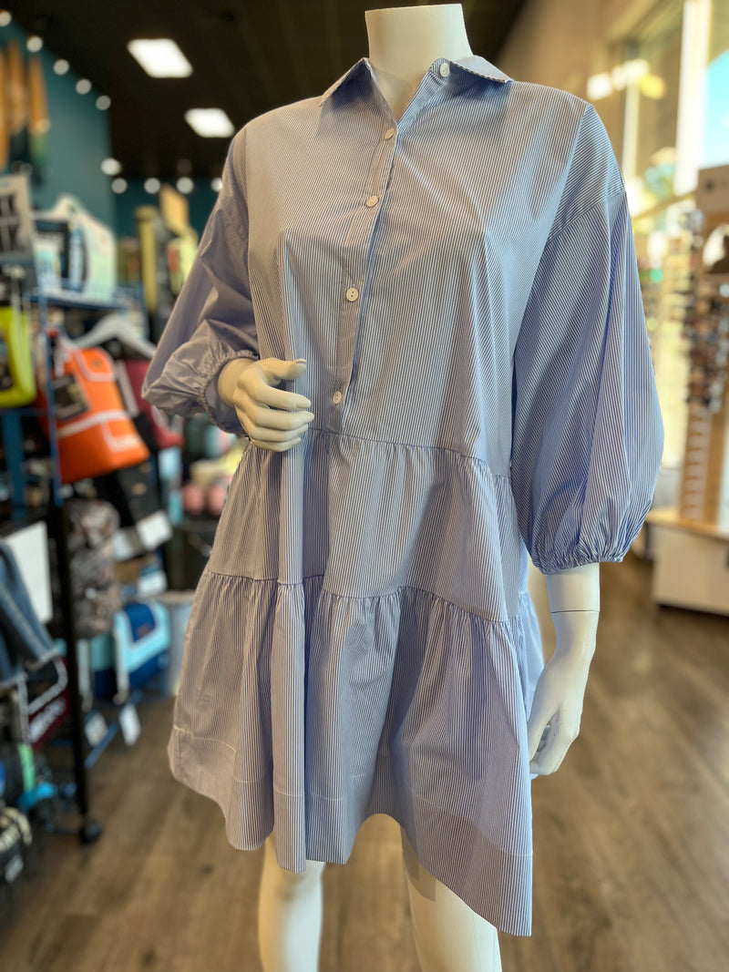 3/4 Sleeve Collard Dress