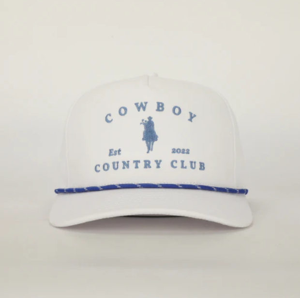 Horse Roped Hat - White