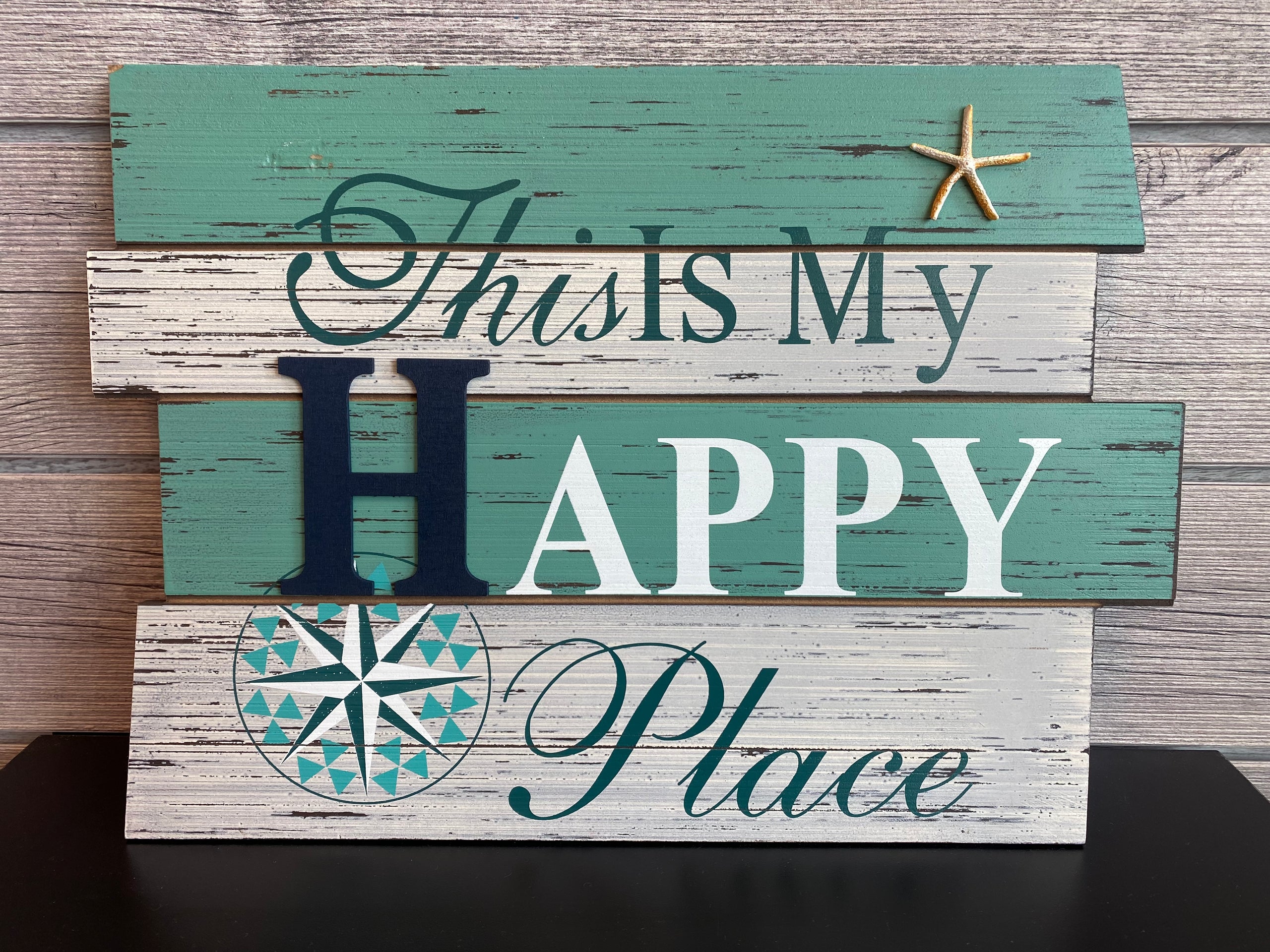 18" This Is MY Happy Place Plaque