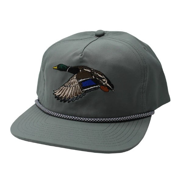 Youth Mw. Mallard Low Profile Rope Hat - Warm Gray