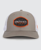 Golf & Gun Trucker Hat - Gray