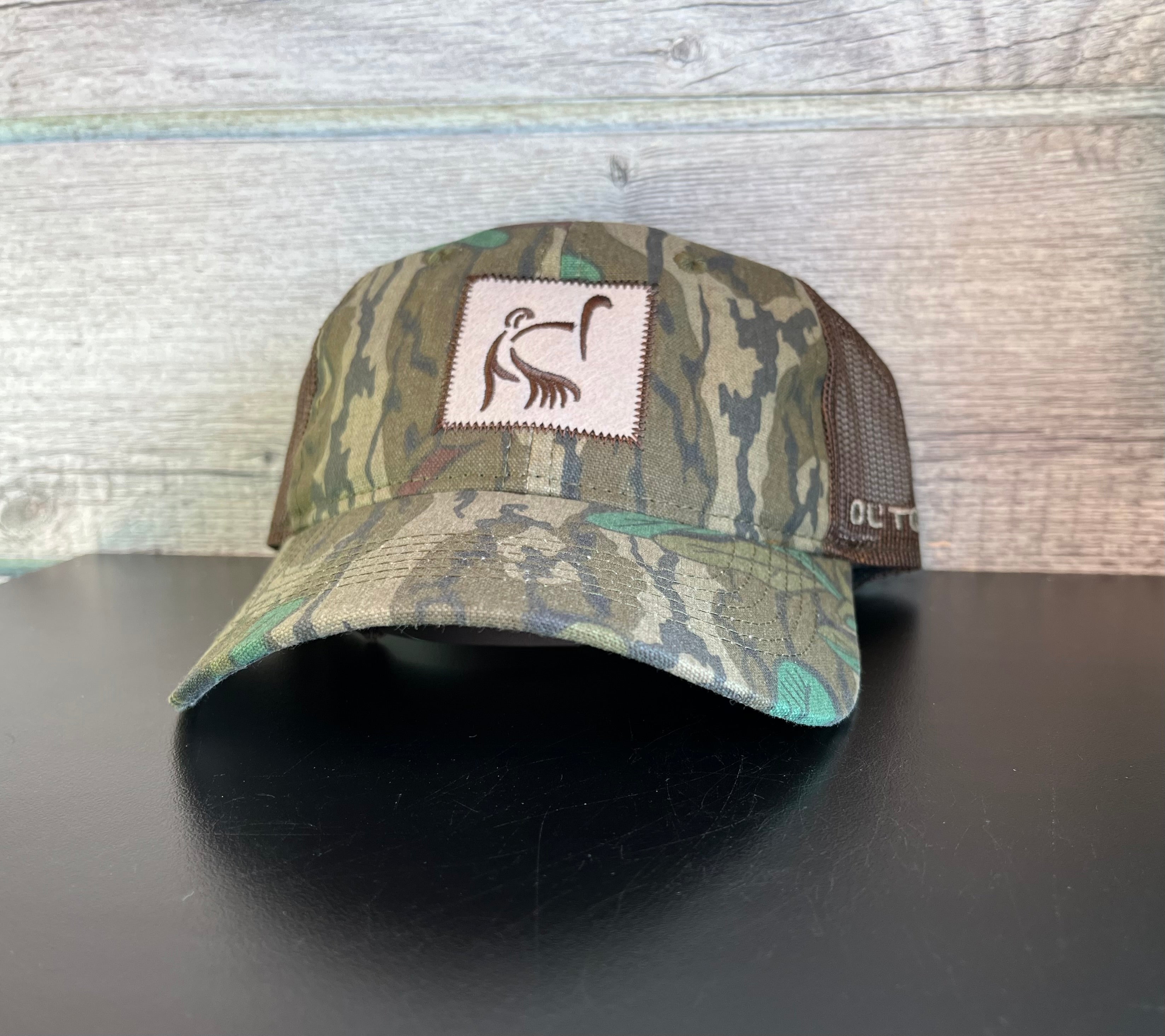 Women's Mesh Back Camo Ponytail Cap