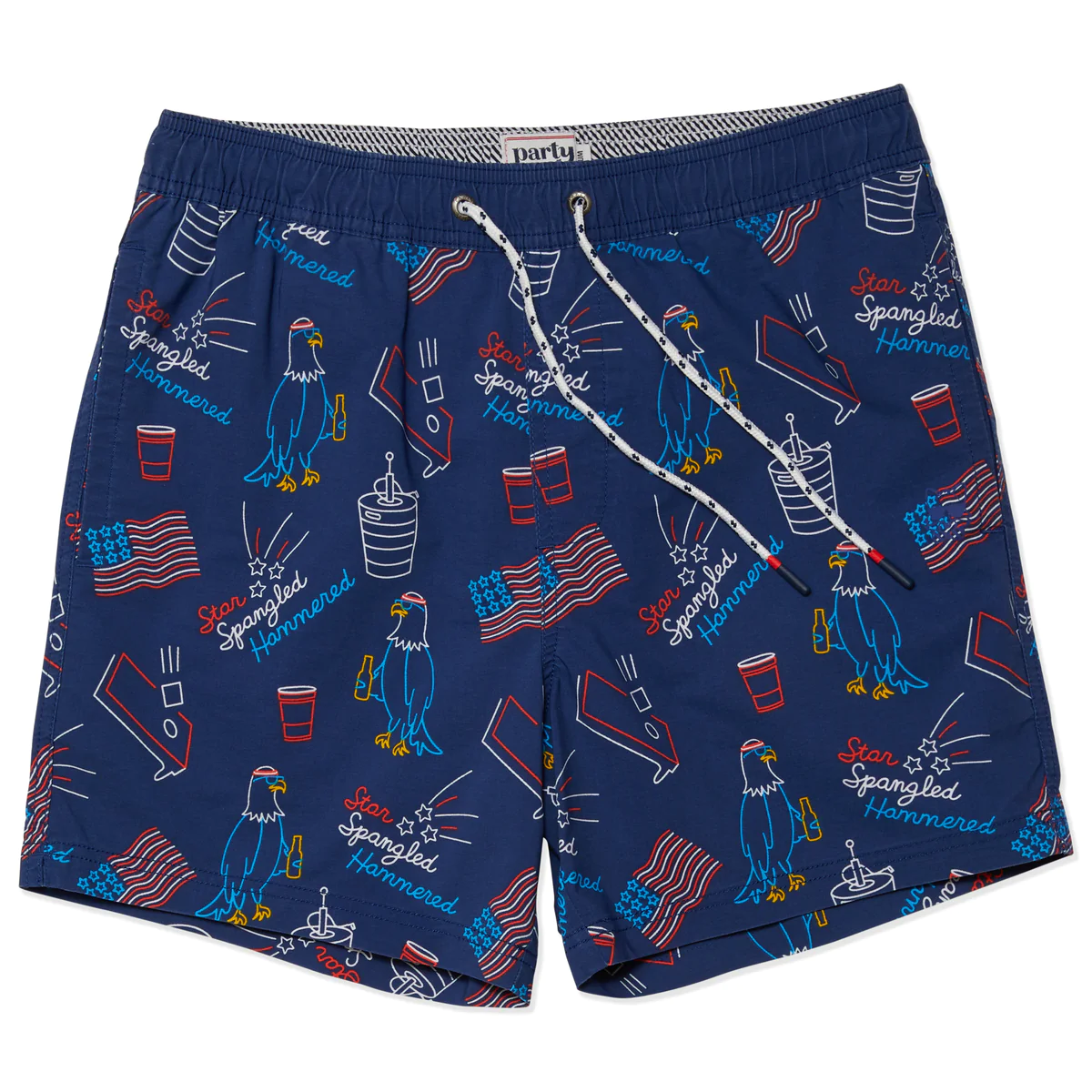 Star Spangled Hammered Short