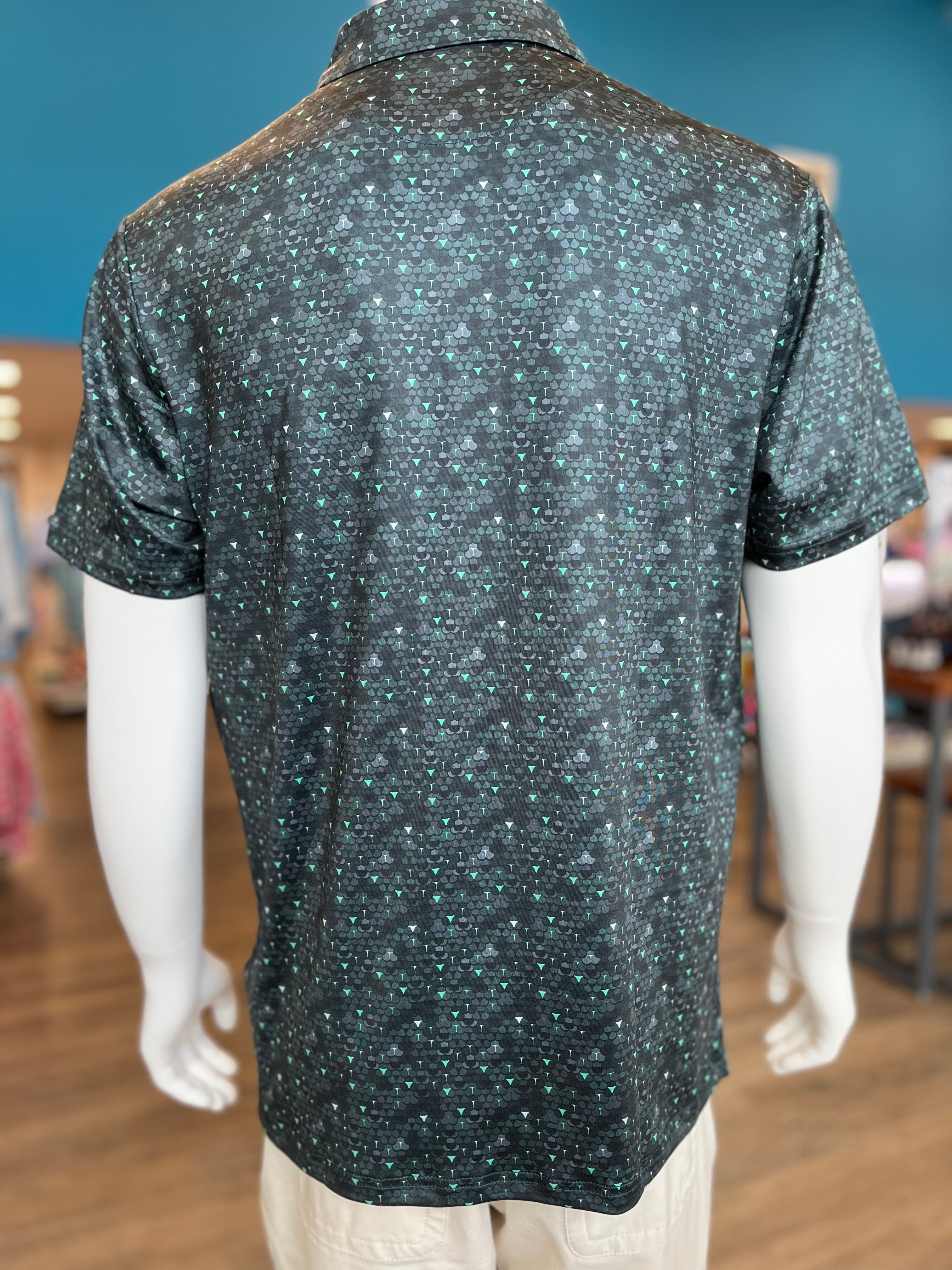 Whale Tail Snake Skin Polo