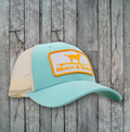 Beach & Bark Medium Snapback Hat - Aruba Blue/Birch