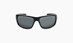 Contra - Matte Black w/ Polarized Smoke Lens Silver Mirror
