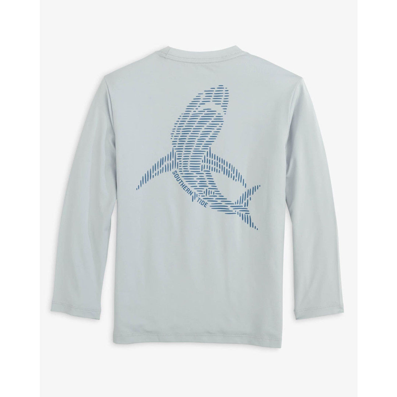 Youth Lined Shark L/S Performance T-Shirt