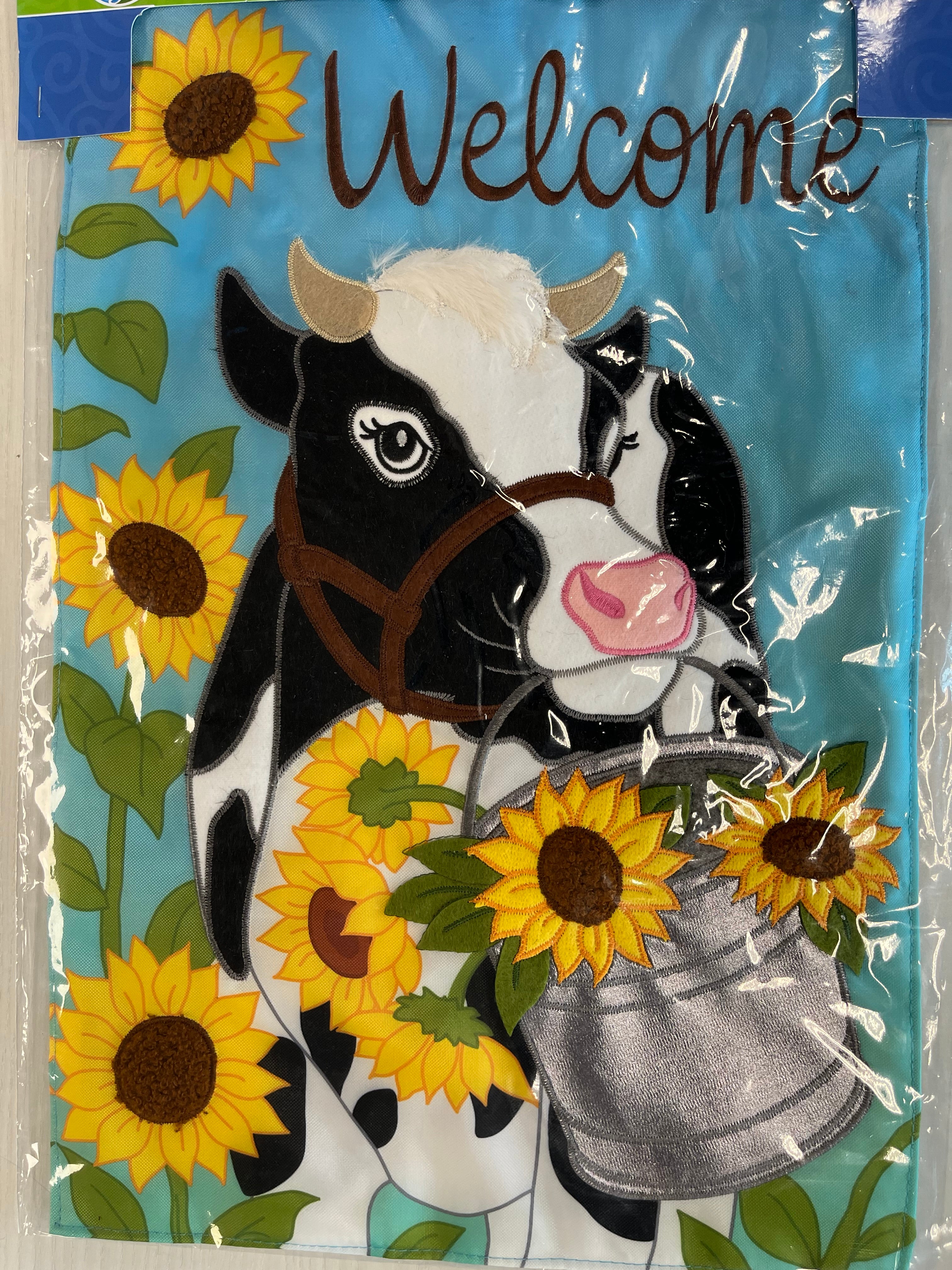 Applique - Sunflower Cow