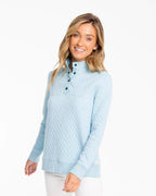 Makenzie Heather Quilted Pullover