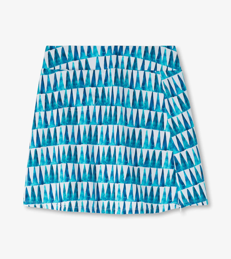 Painted Triangles Skort