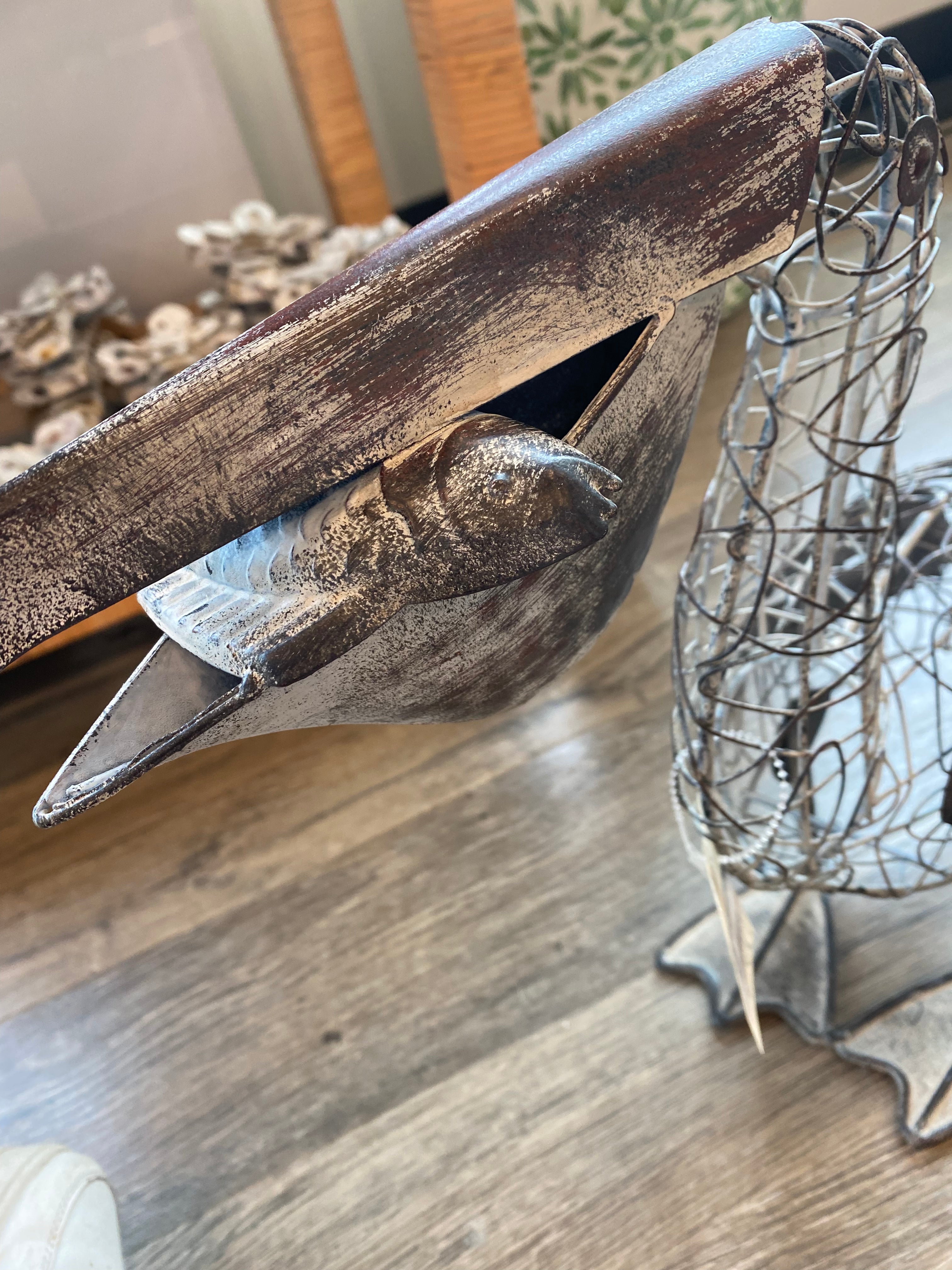 Rustic Pelican Decor