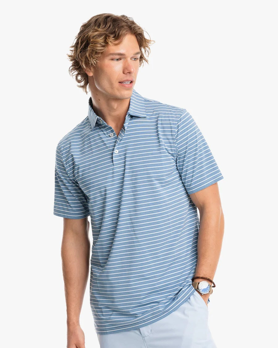 Overseas Stripped Performance Polo