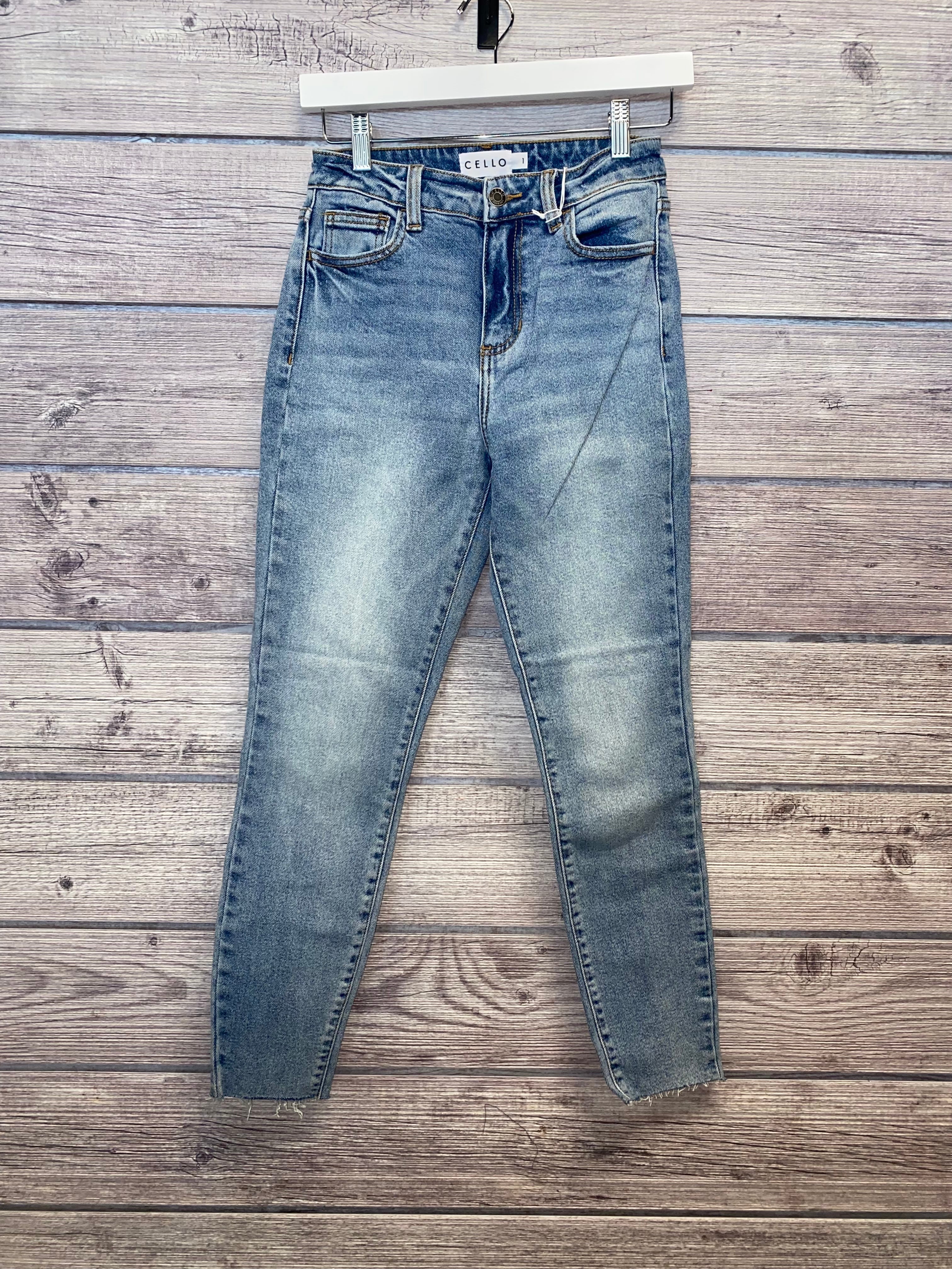 High Rise Mom Skinny Jeans w/ Rawcut Hem