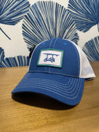 Blue Golf Cart Trucker Hat