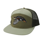 Gadwall 7 Panel Trucker Hat - Light Sage