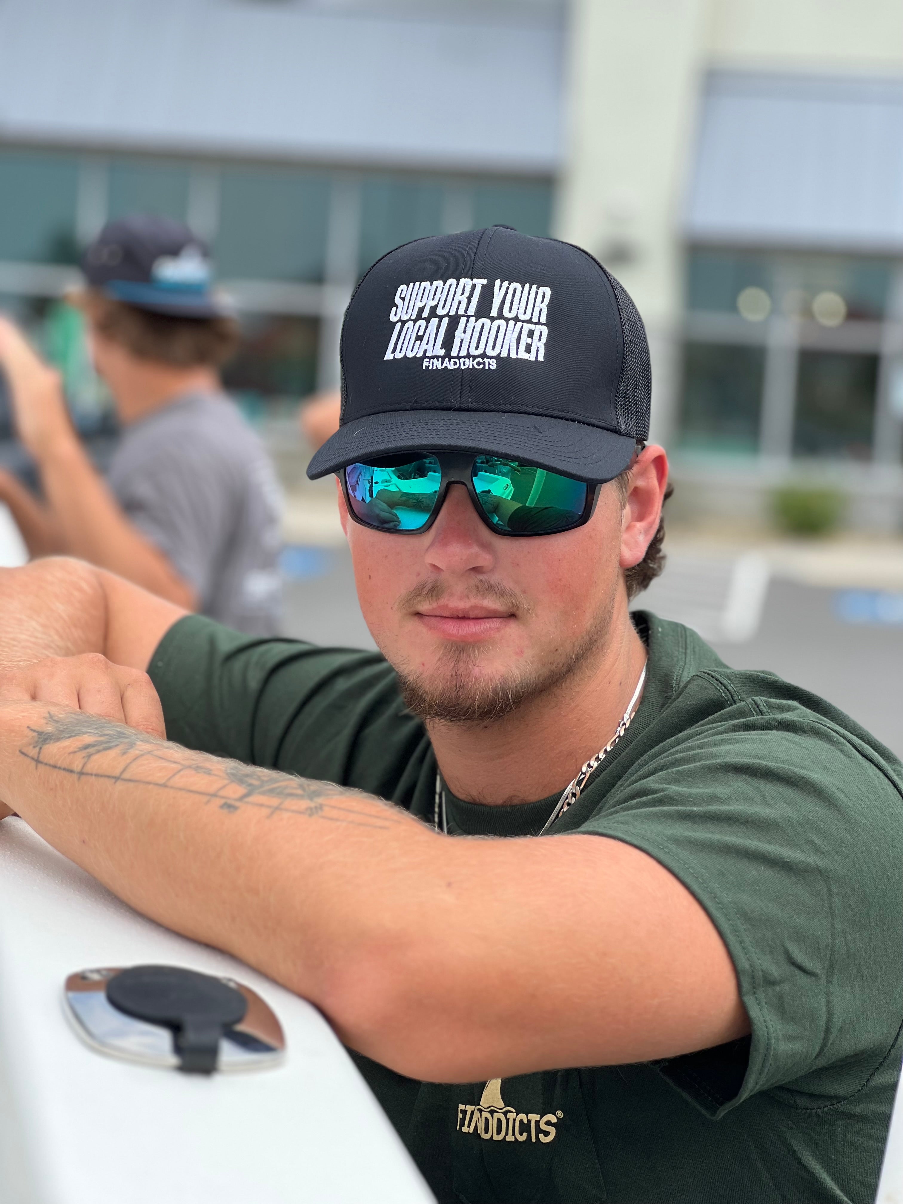 Support Your Local Hooker Rope Hat - Black