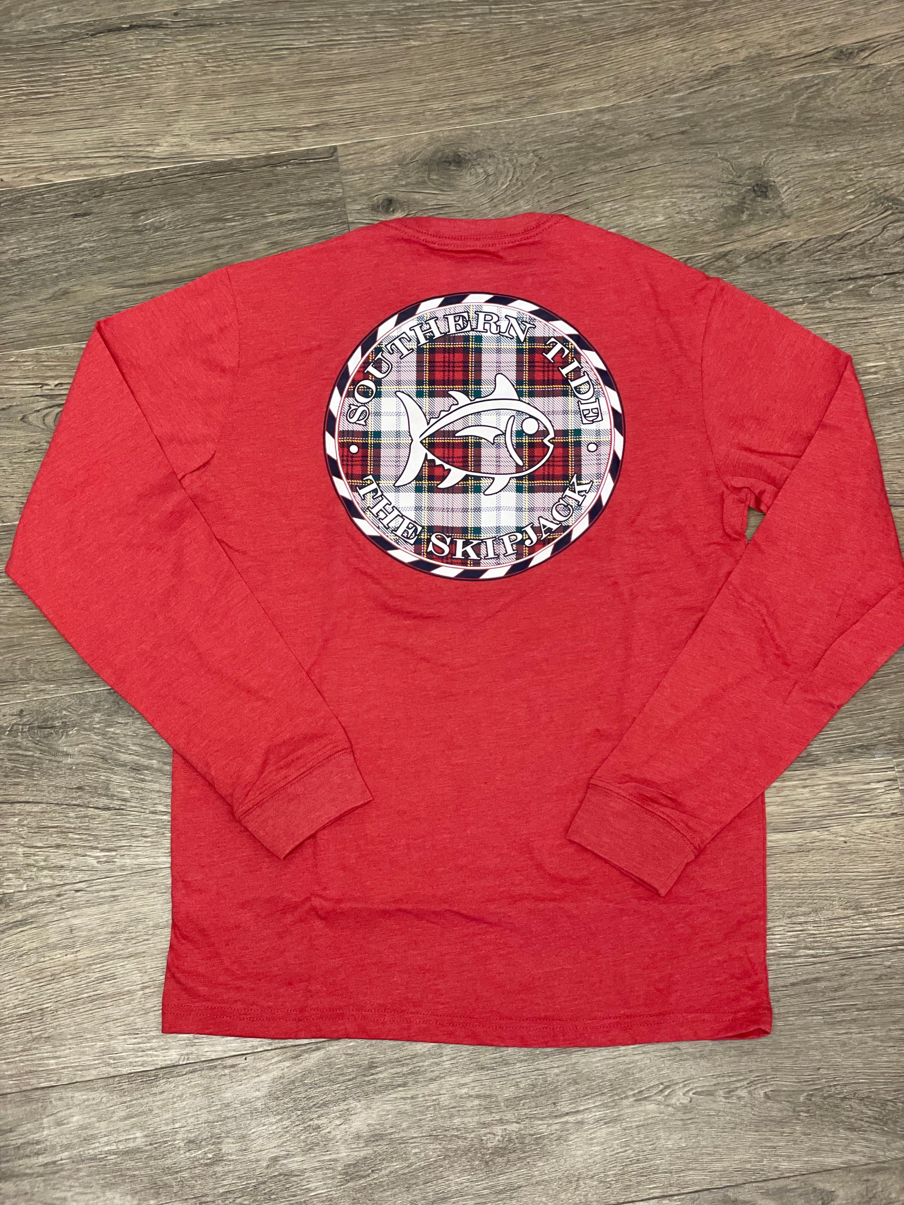 Plaid Medallion Heather Tee