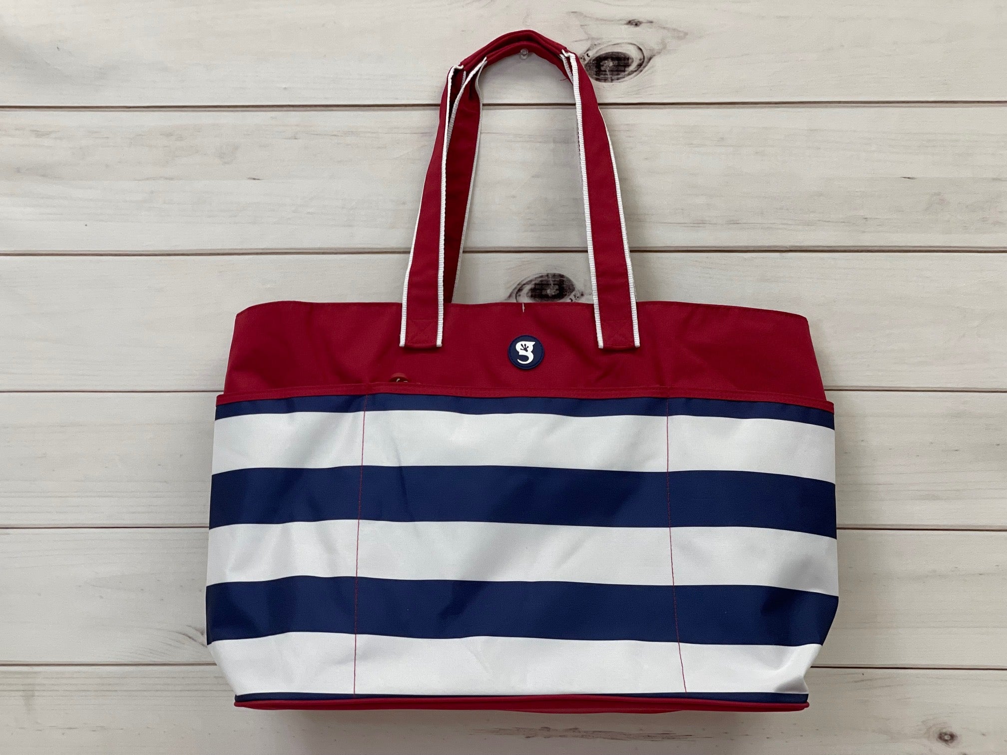 Oversized Beach Tote - Red, White & Blue