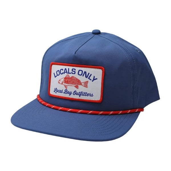 Youth Fisherman Patch Low Profile Rope Hat - Navy