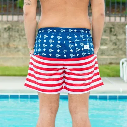 USA-Soft Mesh Swim Trunks
