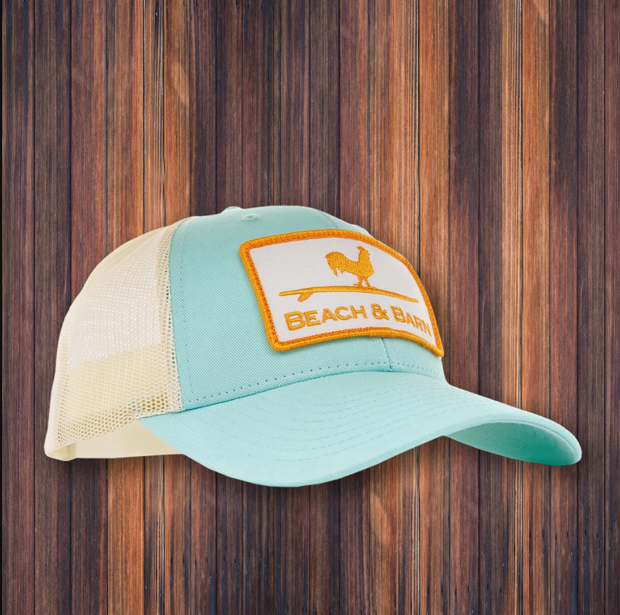Cooler Medium Snapback Hat - Aruba Blue/Birch