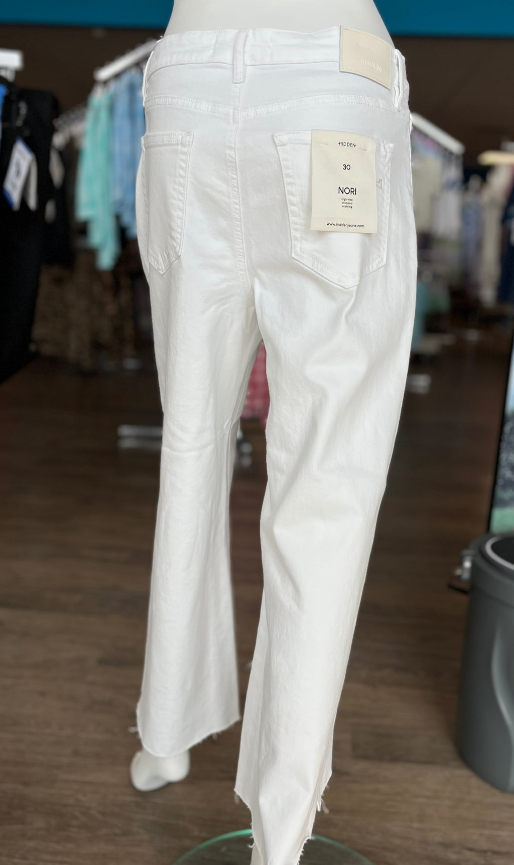 Nori High Waist Crop Wide Leg Jeans