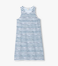 Women's Watercolor Stripes Summer Dress