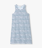 Women's Watercolor Stripes Summer Dress