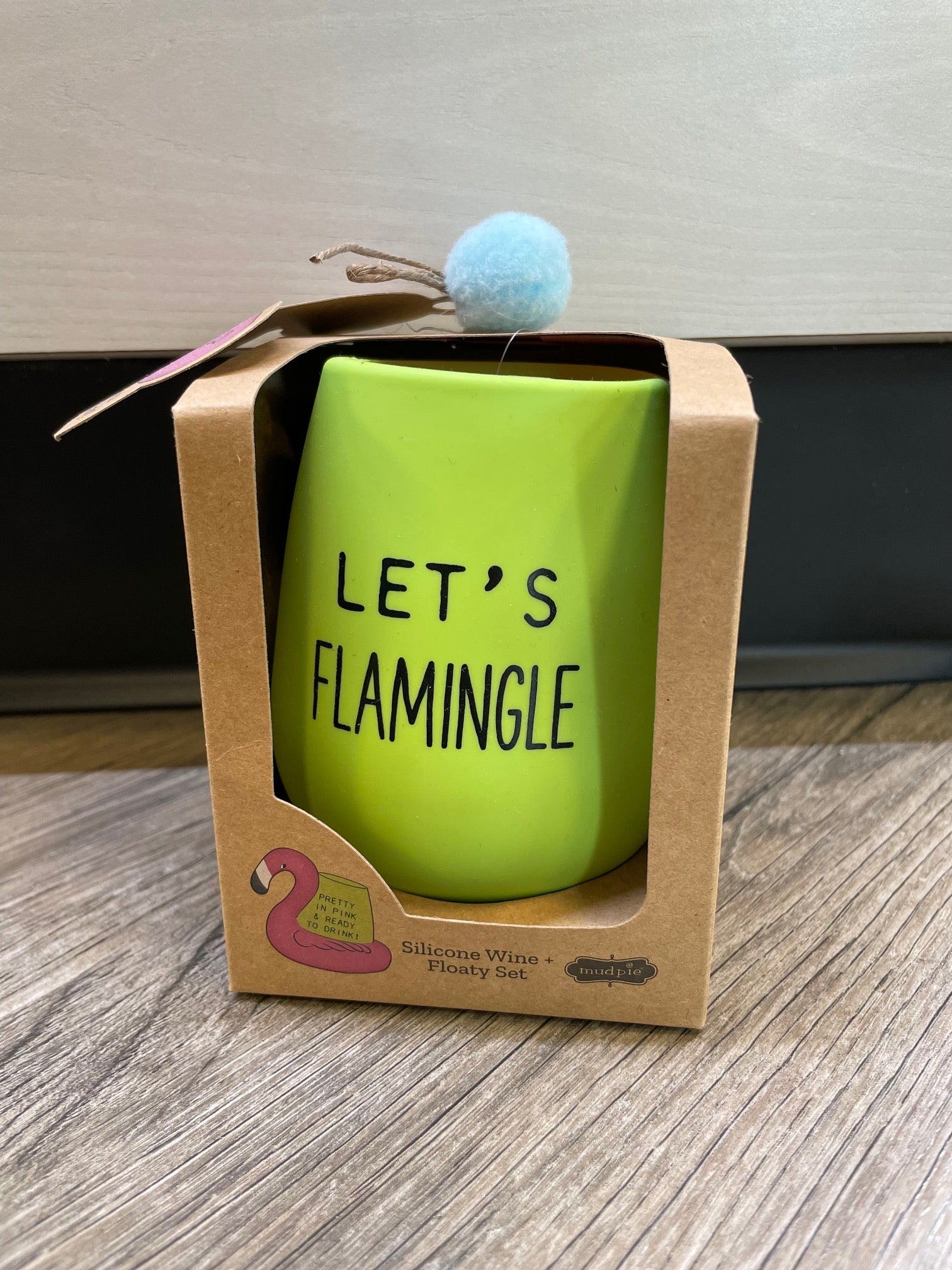 Flamingo Wine Floaty Set