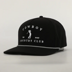 Golfer Roped Hat - Black
