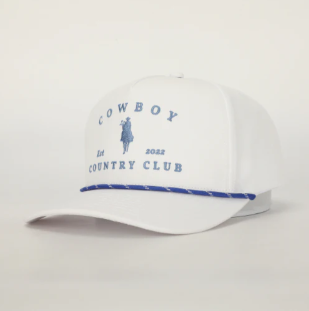 Horse Roped Hat - White