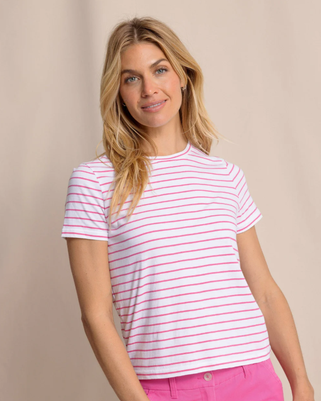 Sun Farer Stripe Crewneck Tee