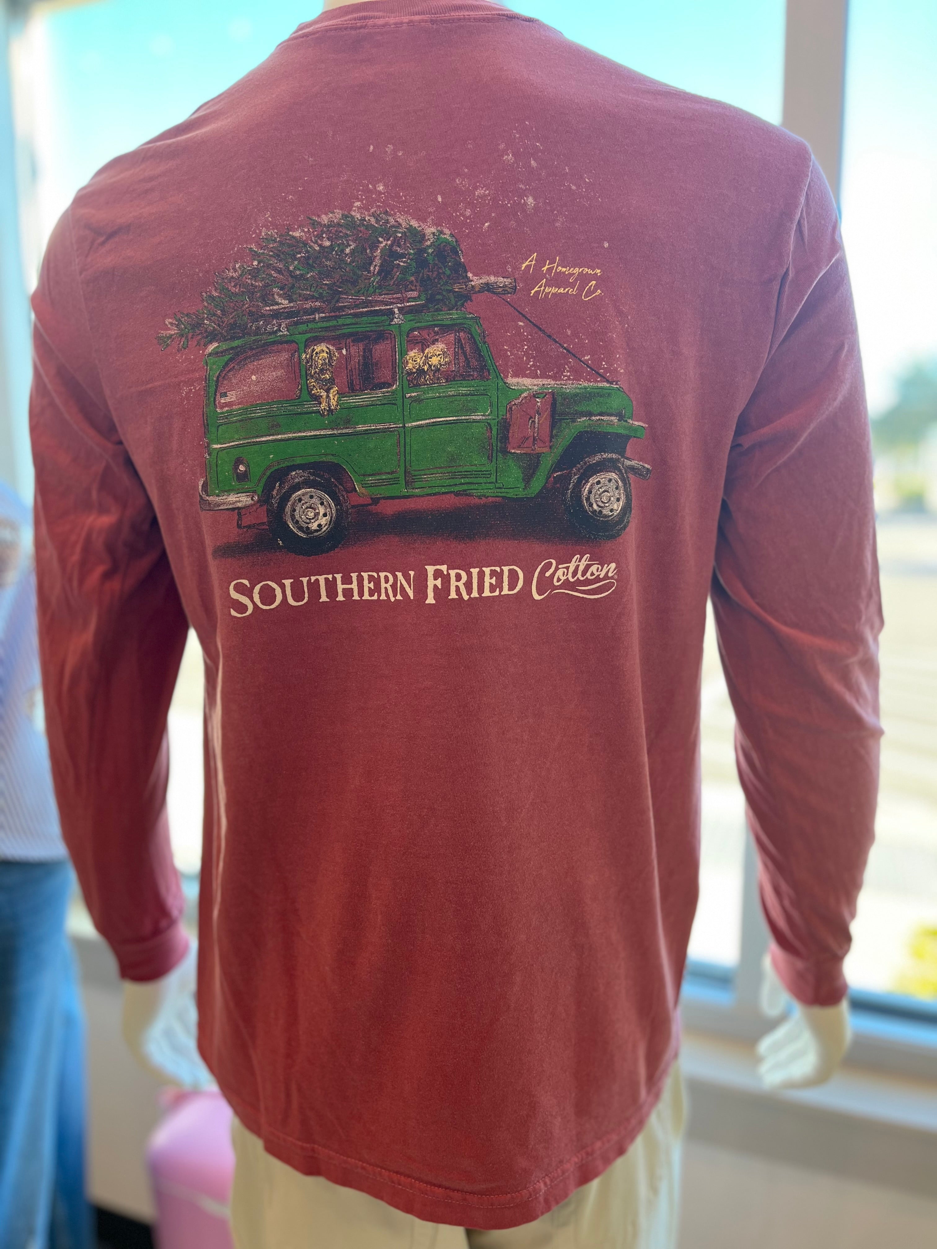 Christmas Jeep L/S Tee