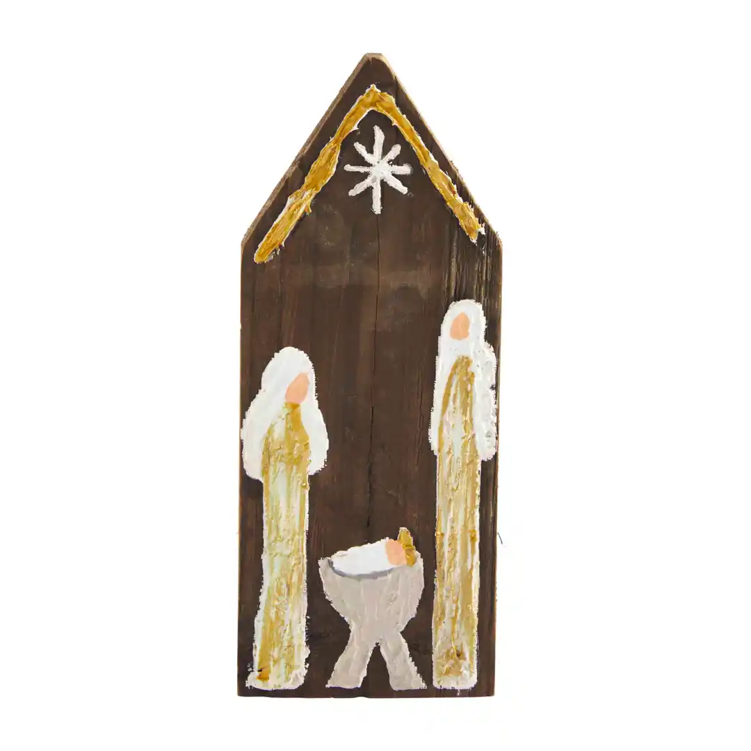 LG Nativity Reclaimed Plaque