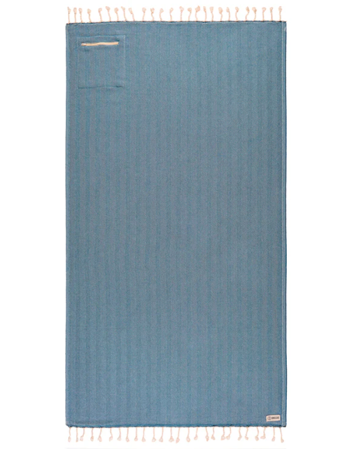 Sand Cloud Towel Herring w/ Zip Pocket