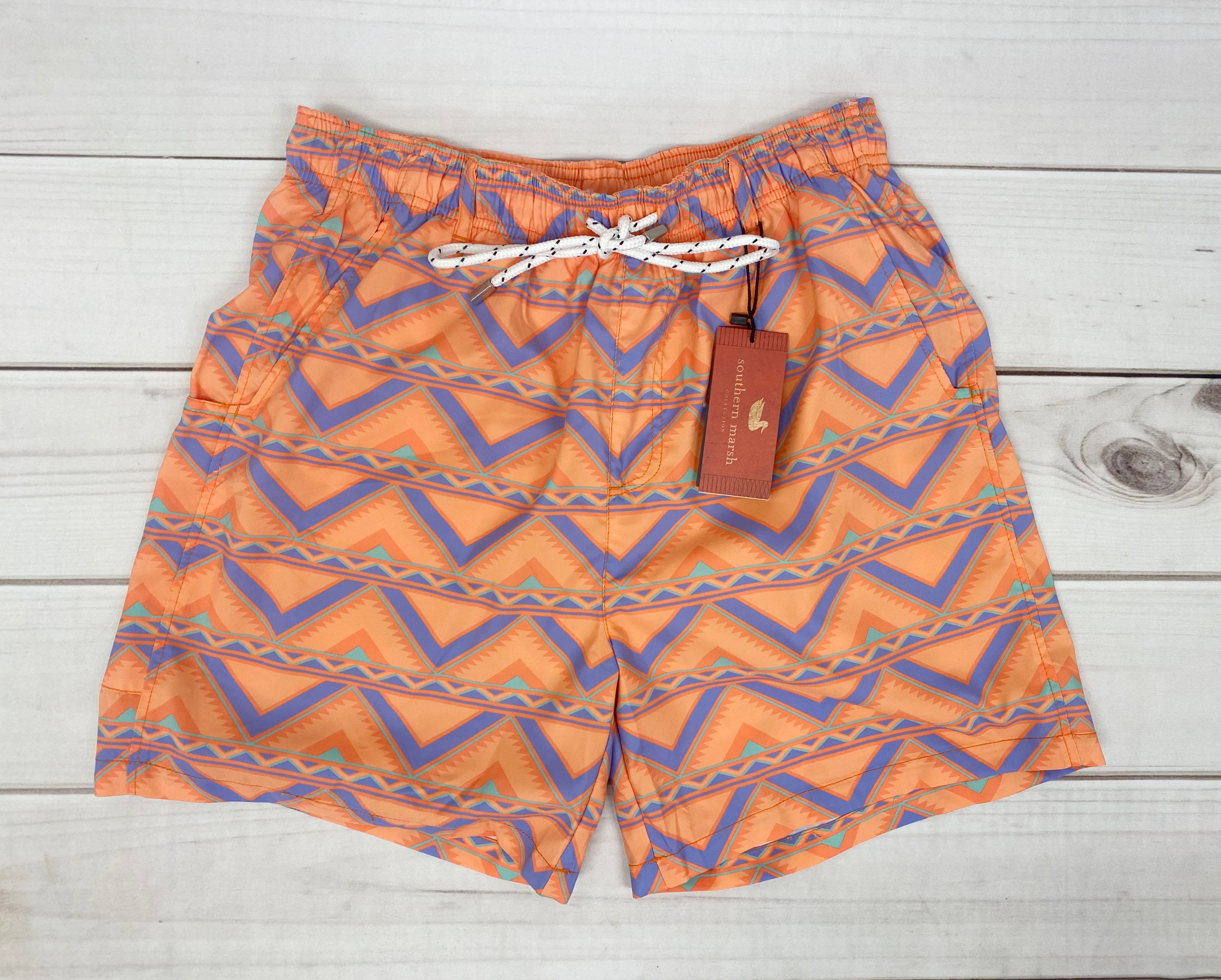 Dockside Swim Trunk- Santiago