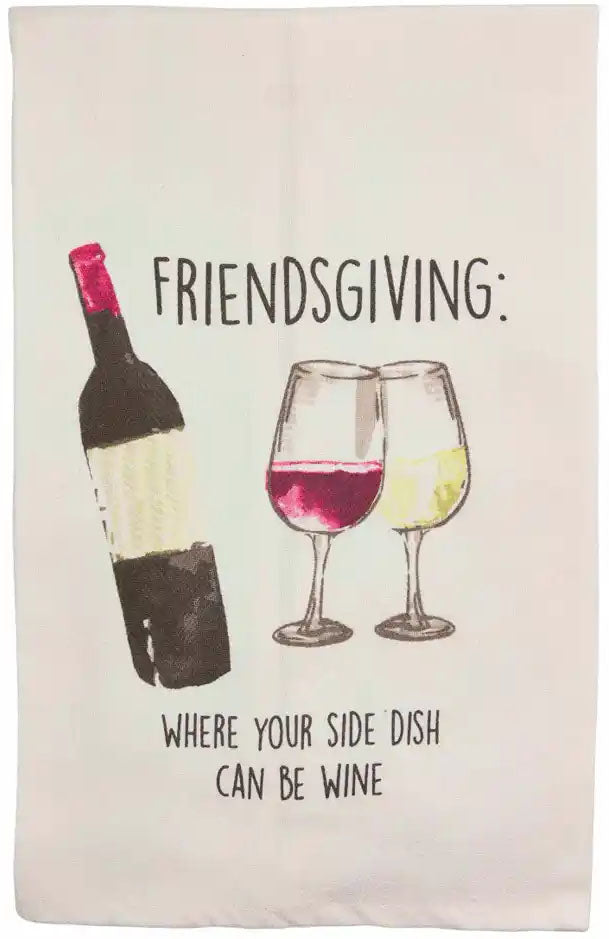 Wine Friendsgiving Towel