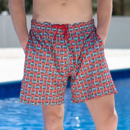 Solo Cup - Lined Swim Trunks