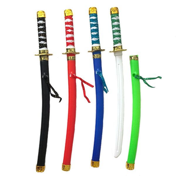 23 inch Plastic Ninja Sword (Assorted Colors)